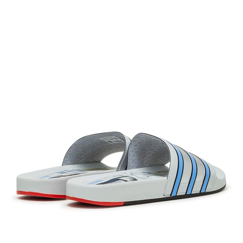 adidas Adilette Premium 'Micropacer' (Grau / Blau) - Allike Store