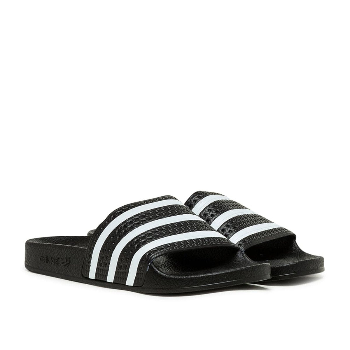 adidas Adilette (Schwarz / Weiß) - Allike Store