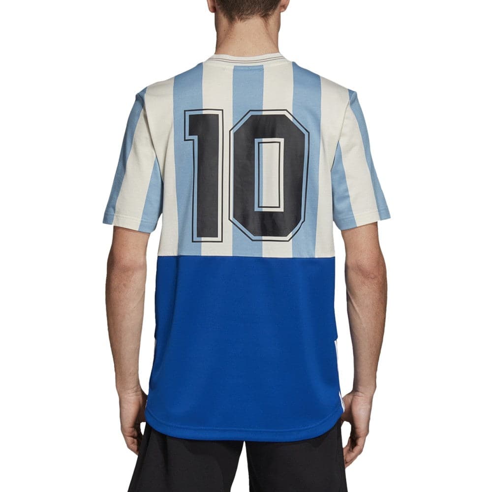adidas Argentina MashUp T-Shirt (Hellblau / Weiß) - Allike Store