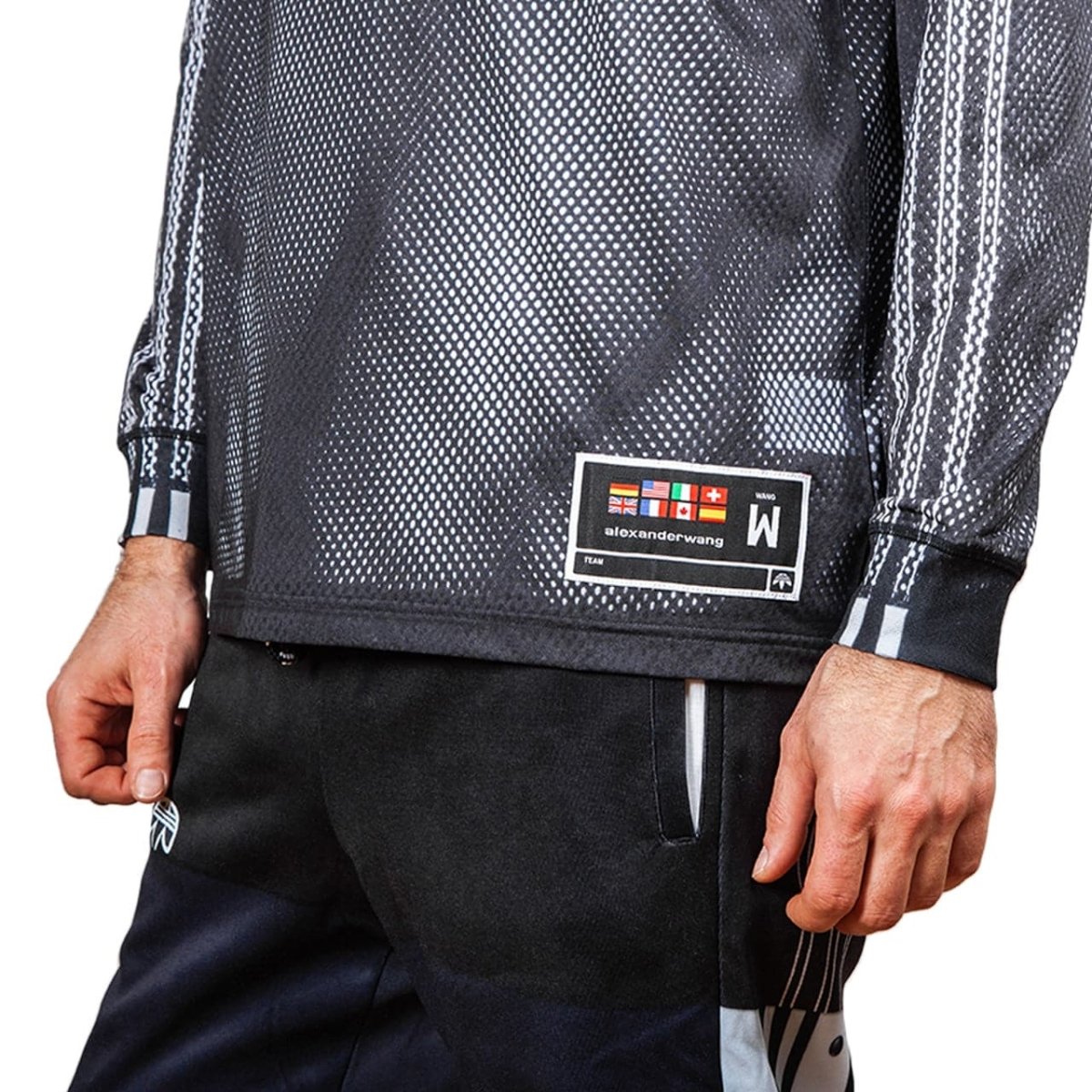 adidas by Alexander Wang AW Photocopy Longsleeve (Schwarz) - Allike Store