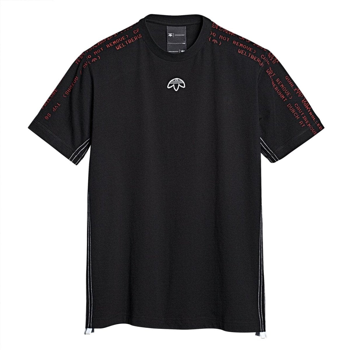 adidas by Alexander Wang AW Tee (Schwarz / Rot)  - Allike Store