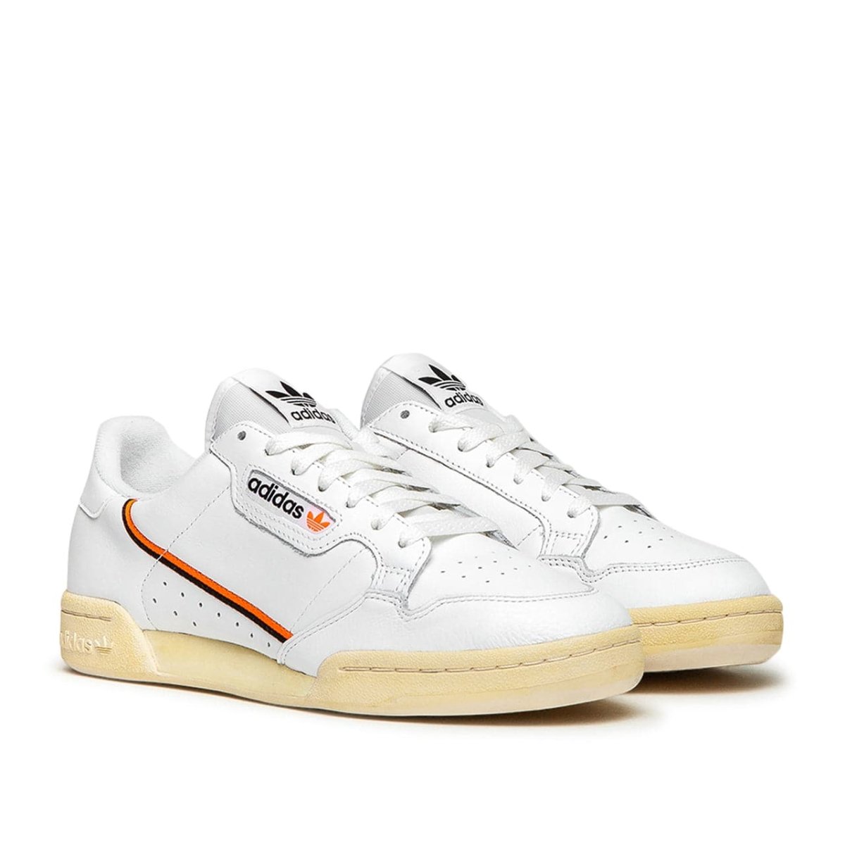 adidas Continental 80 (Weiß / Schwarz / Orange) - Allike Store