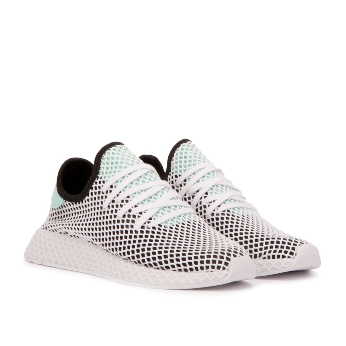 adidas Deerupt Runner (Schwarz / Weiß / Mint) - Allike Store
