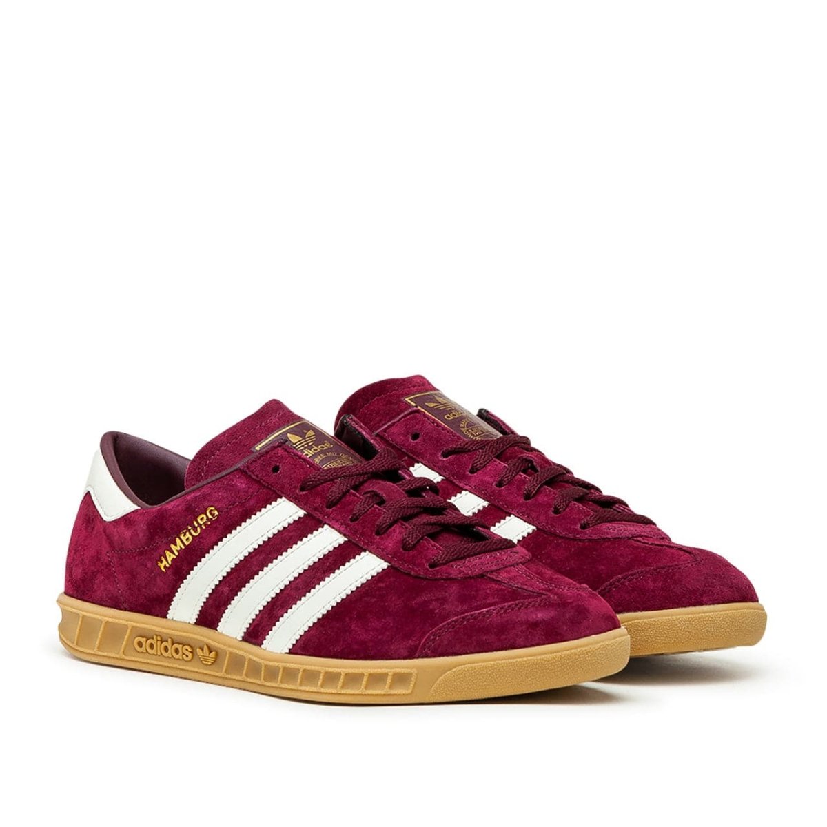adidas Hamburg (Weinrot / Weiß / Gum) - Allike Store