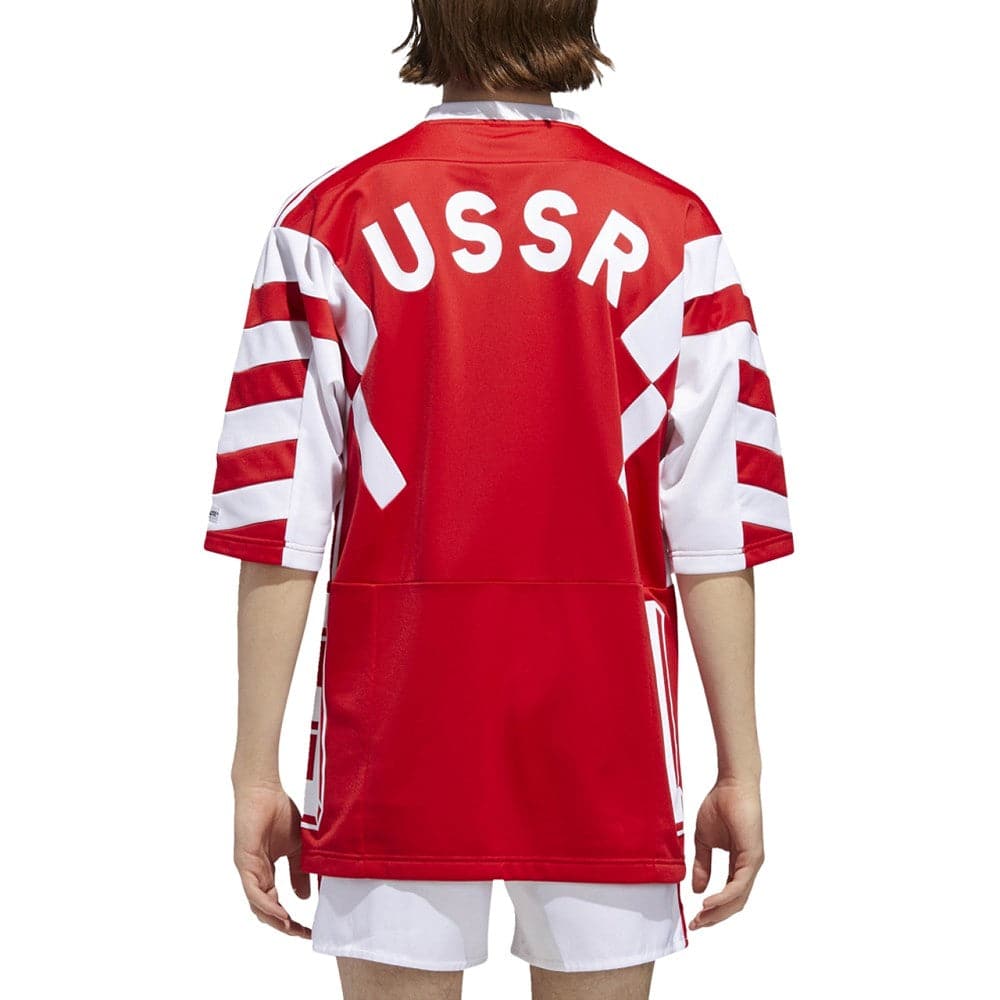 adidas Russia MashUp T-Shirt (Rot / Weiß) - Allike Store