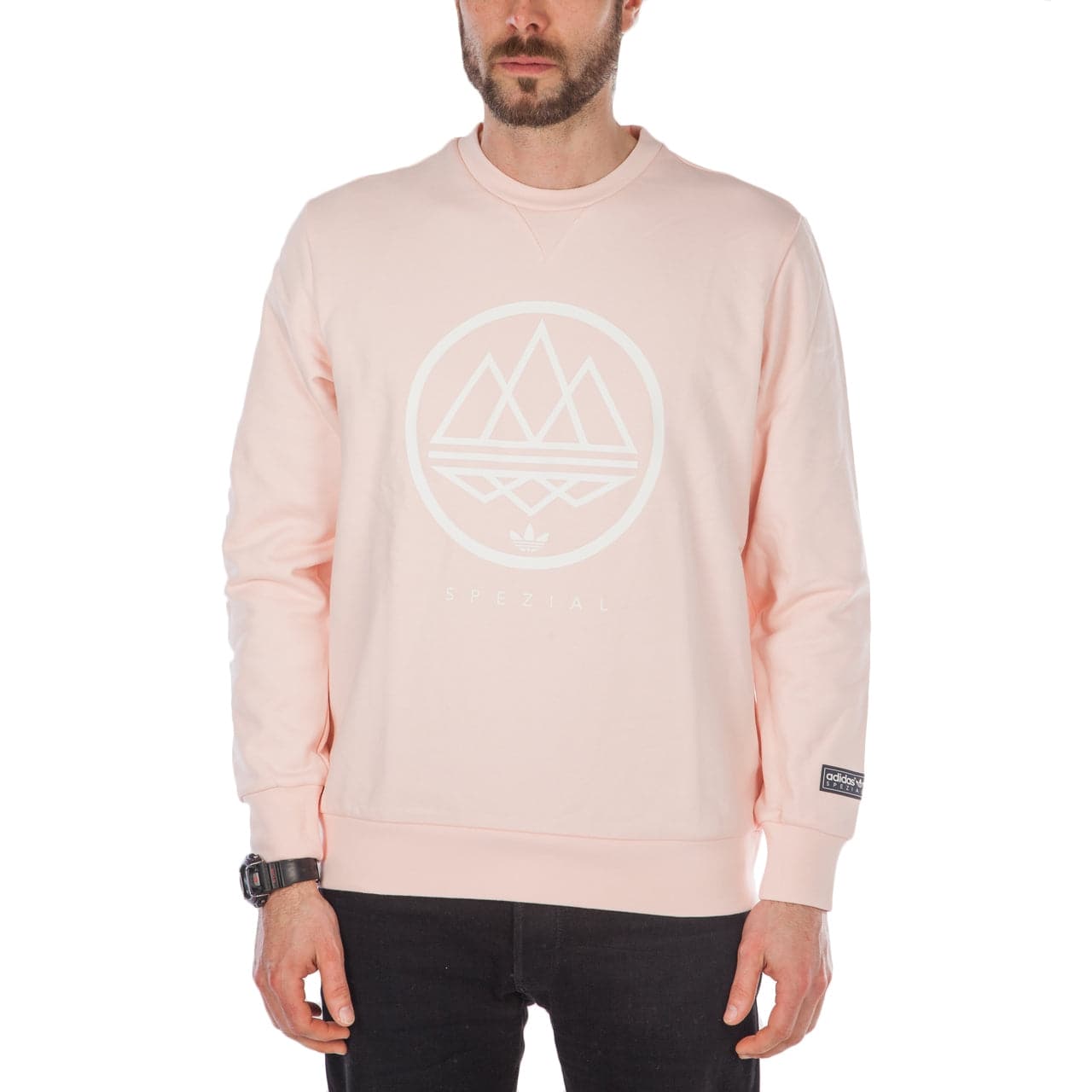 adidas Spezial Mod Trefoil Crewneck (Rosa) - Allike Store