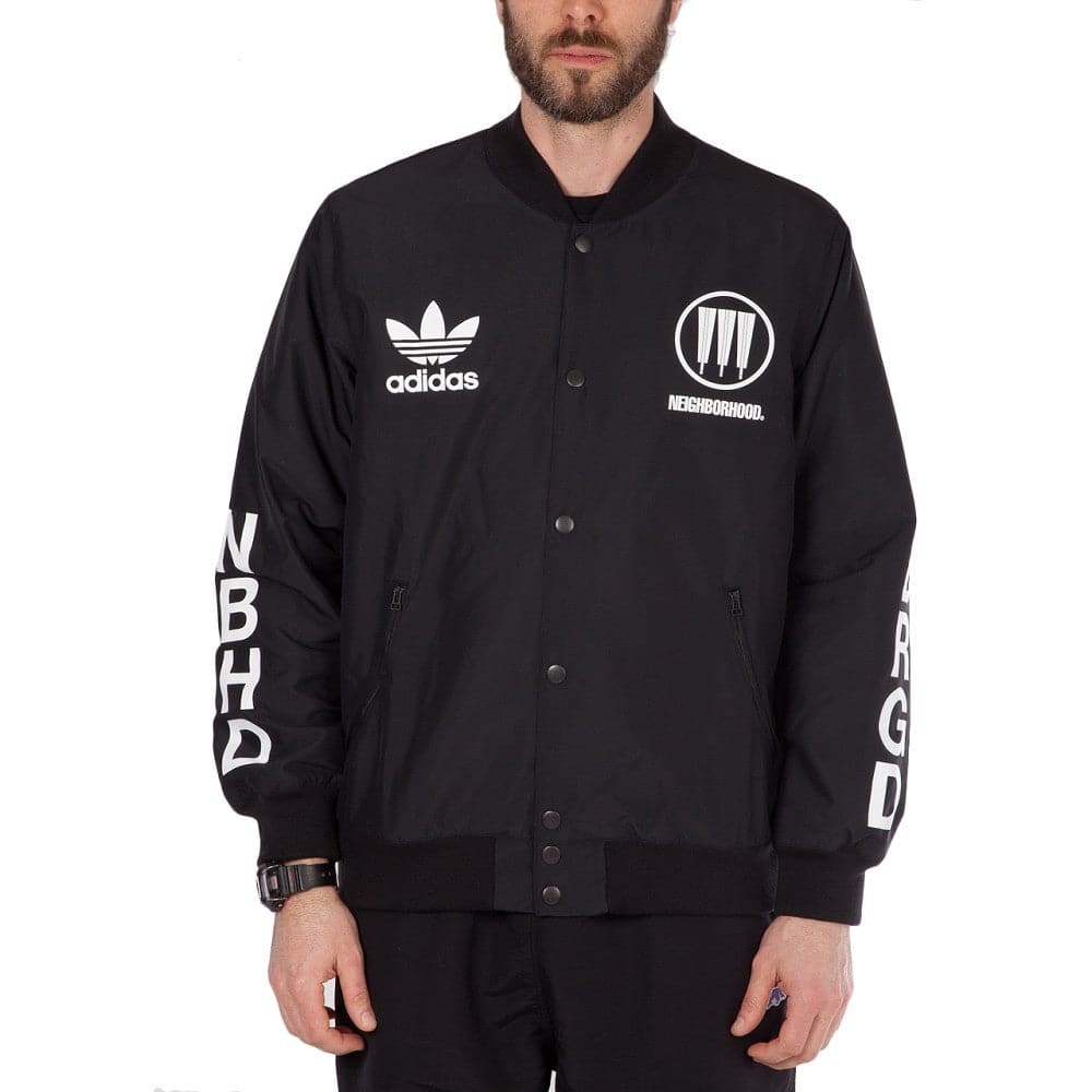 adidas x Neighborhood NBHD Stadium Jacket Schwarz