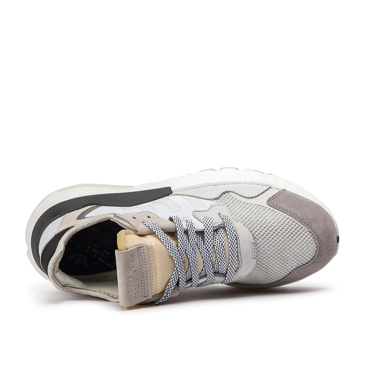 adidas Nite Jogger (Weiß / Grau) - Allike Store