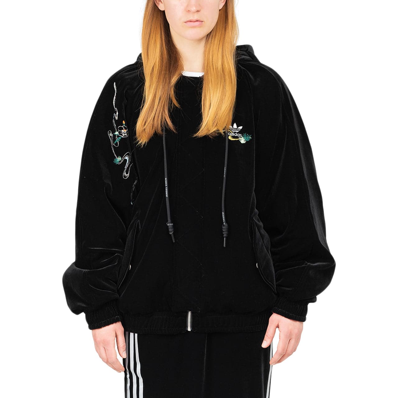adidas x Angel Chen W Winter Jacket (Schwarz / Rot) - Allike Store