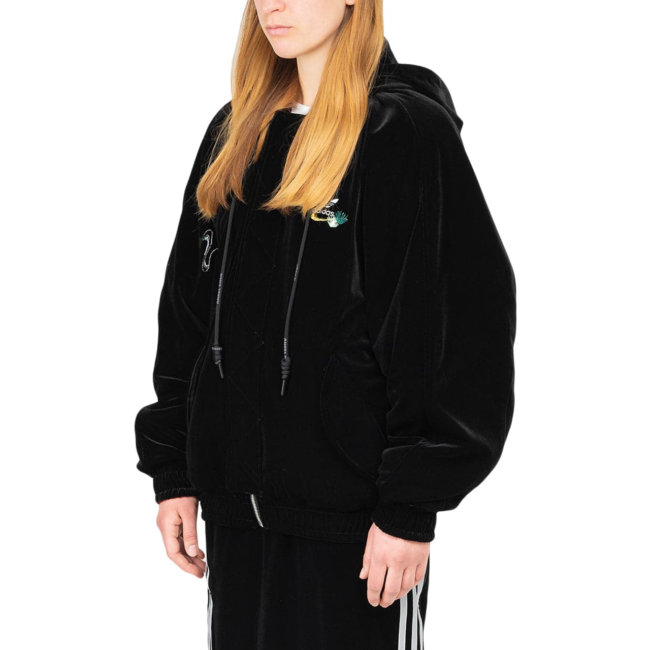 adidas x Angel Chen W Winter Jacket (Schwarz / Rot) - Allike Store