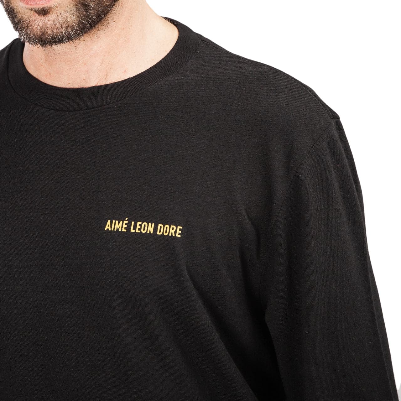 Aimé Leon Dore LS Logo Tee (Schwarz) - Allike Store