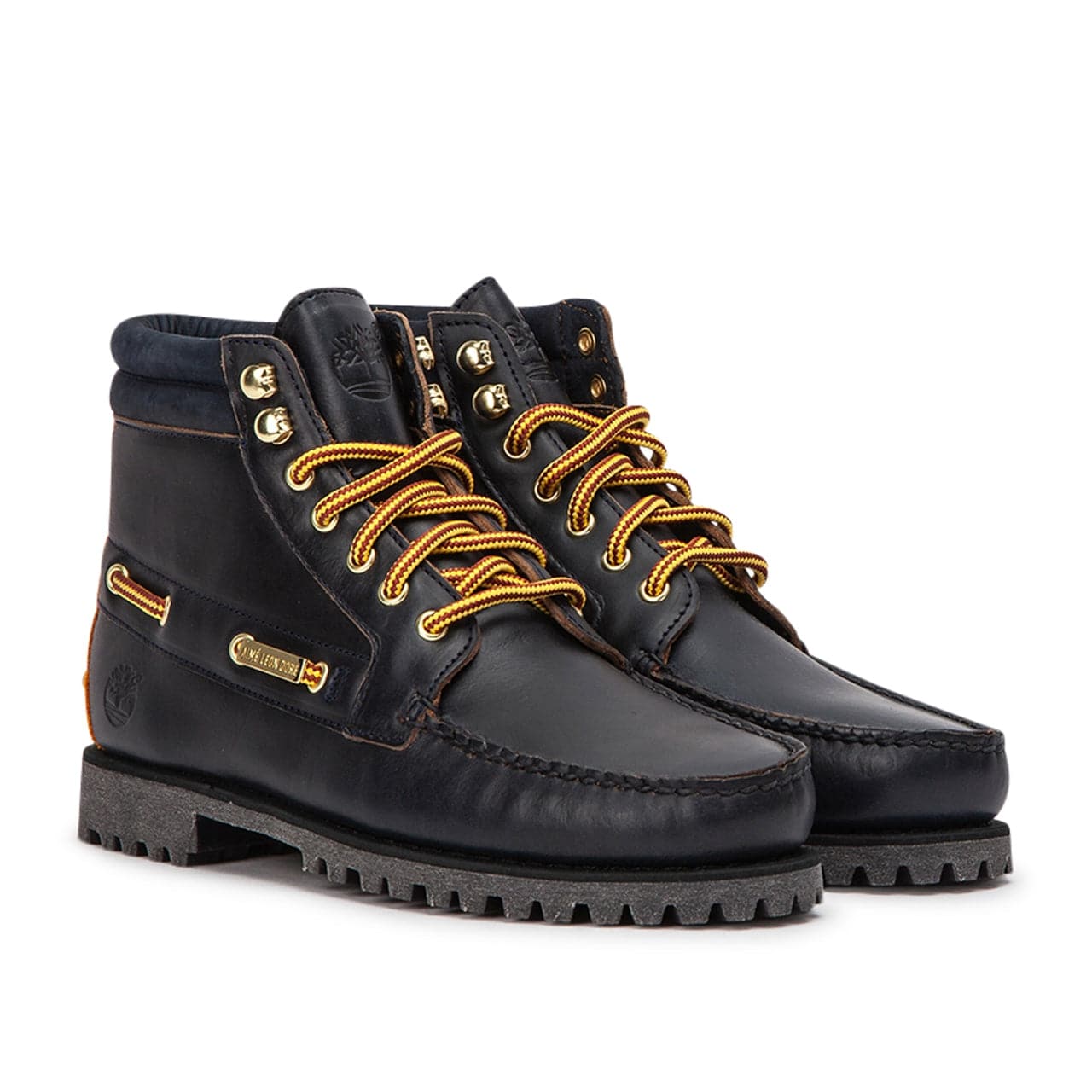 Aime Leon Dore x Timberland 7 Eye Lug Boot Navy FW18 02002 N Allike Store