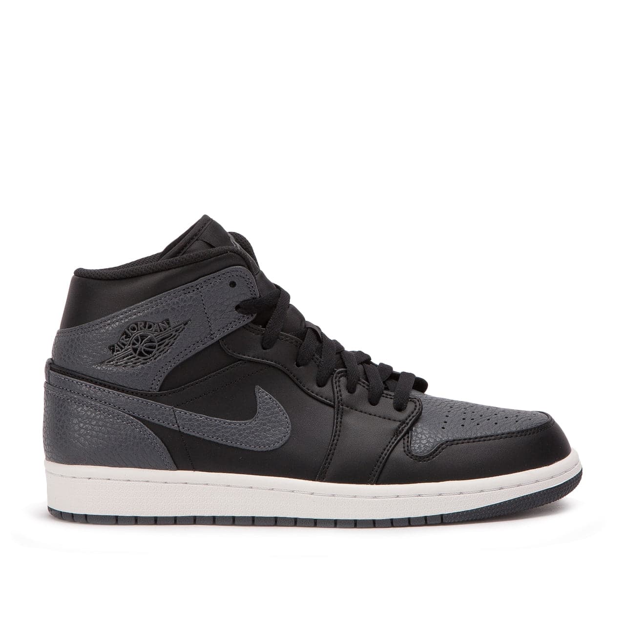 Air Jordan 1 MID (Schwarz / Dunkelgrau) - Allike Store