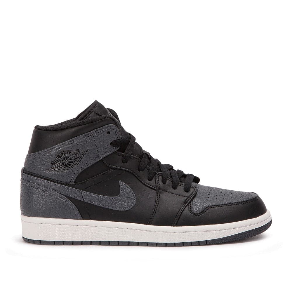 Air Jordan 1 MID (Schwarz / Dunkelgrau) - Allike Store