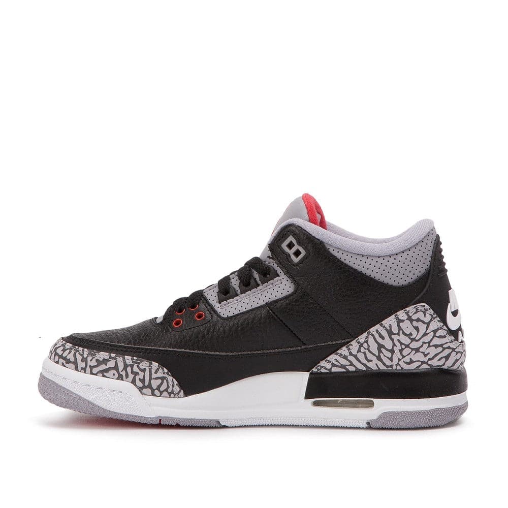 Air Jordan 3 Retro OG 'Black Cement' (Schwarz / Grau / Rot) - Allike Store