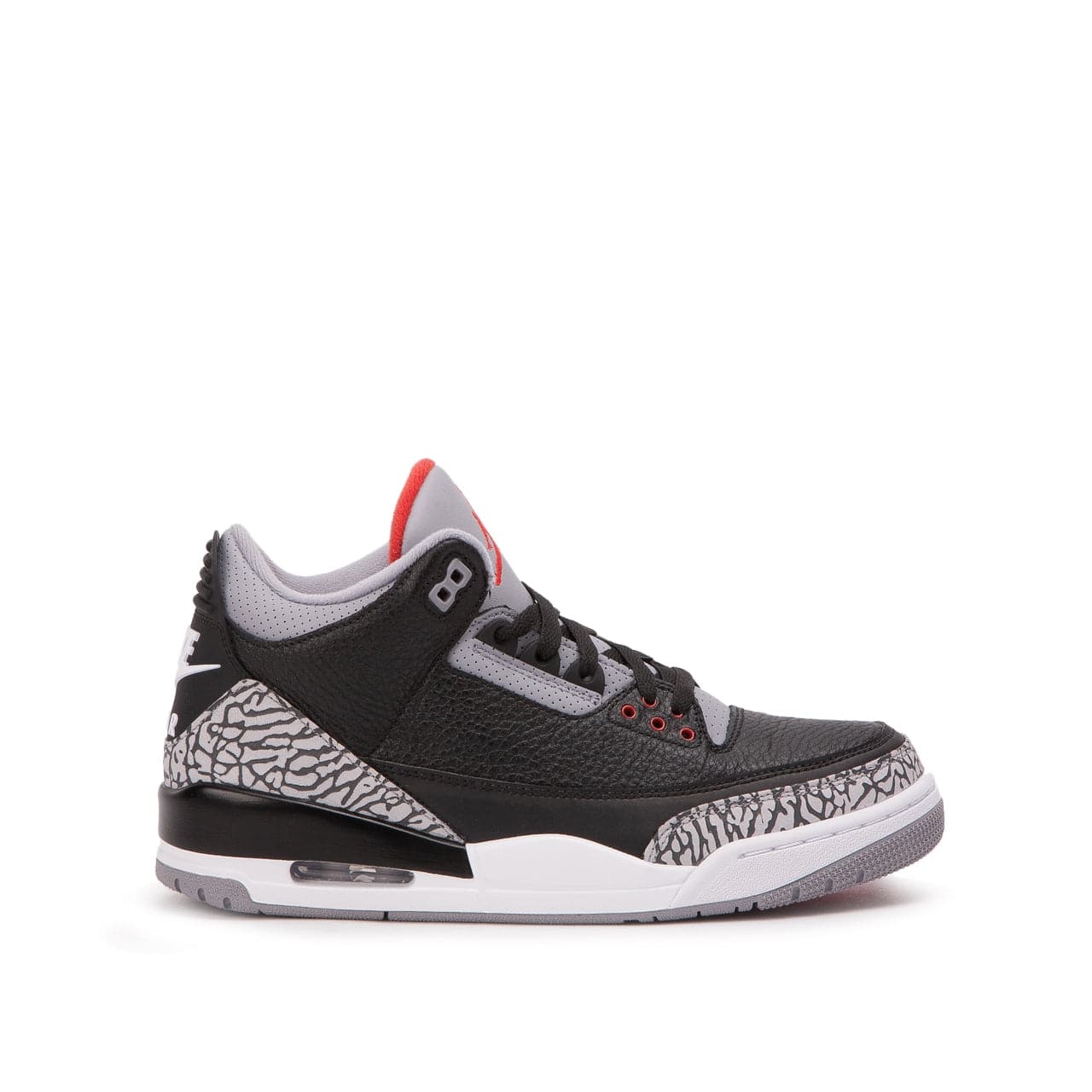 Air Jordan 3 Retro OG GS 'Black Cement' (Schwarz / Grau / Rot) - Allike Store