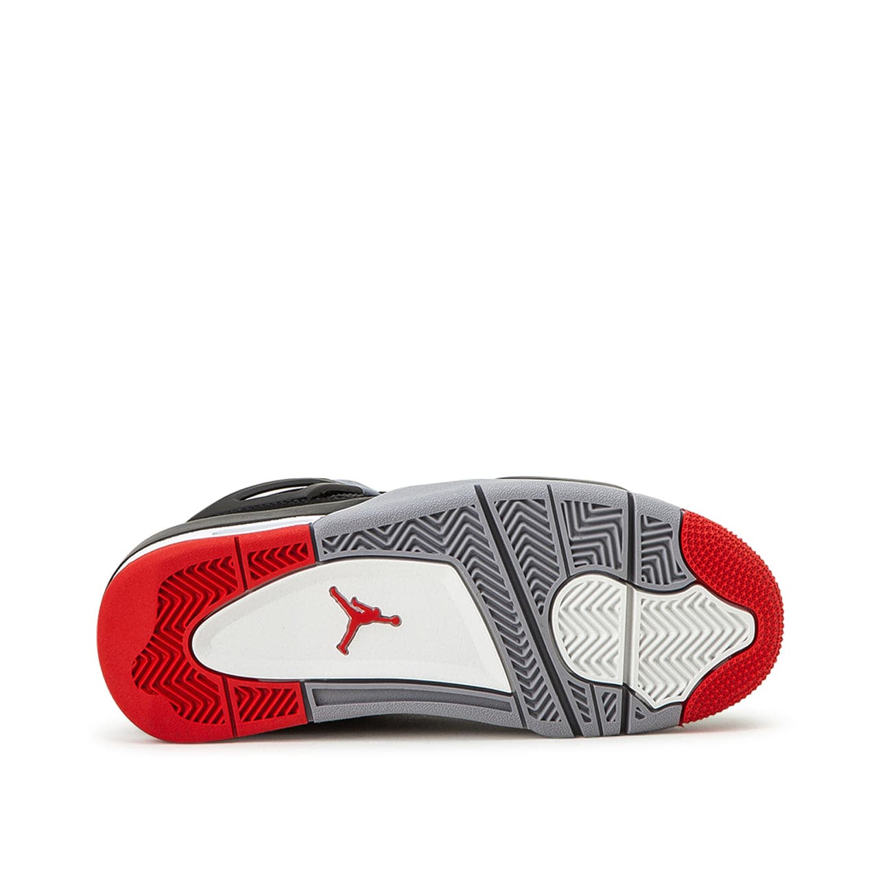 Air Jordan 4 Retro (GS) 'Black Cement' (Schwarz / Rot) - Allike Store