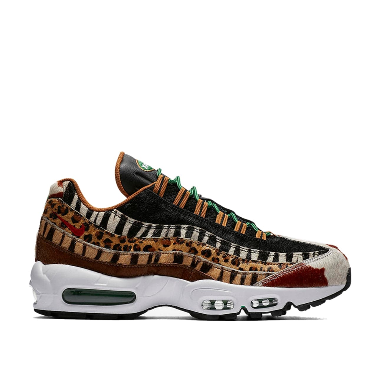 atmos x Nike Air Max 95 DLX Animal Pack 2.0 Pony Sport Red Black Classic Green AQ0929 200 Allike Store