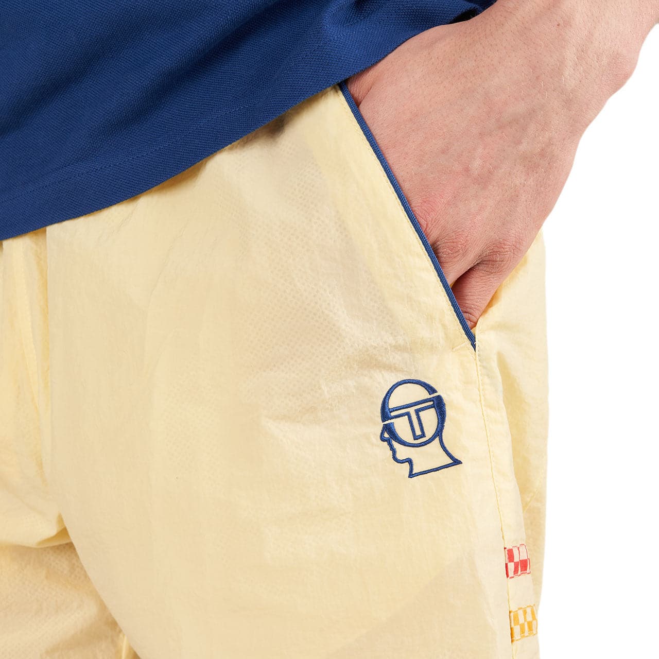 Brain Dead x Sergio Tacchini Shorts (Pastellgelb) - Allike Store