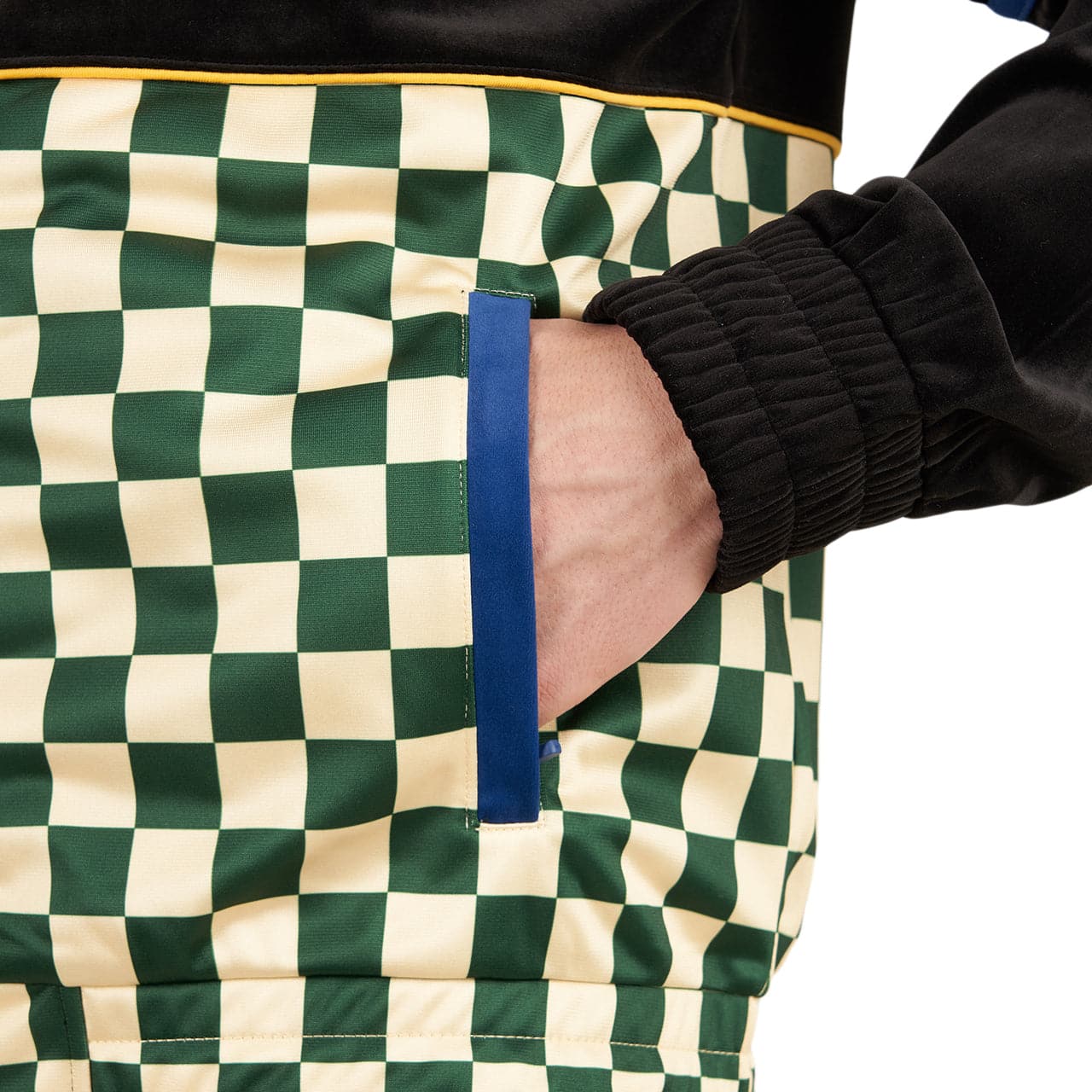 Brain Dead x Sergio Tacchini Velour Tracksuit (Schwarz) - Allike Store