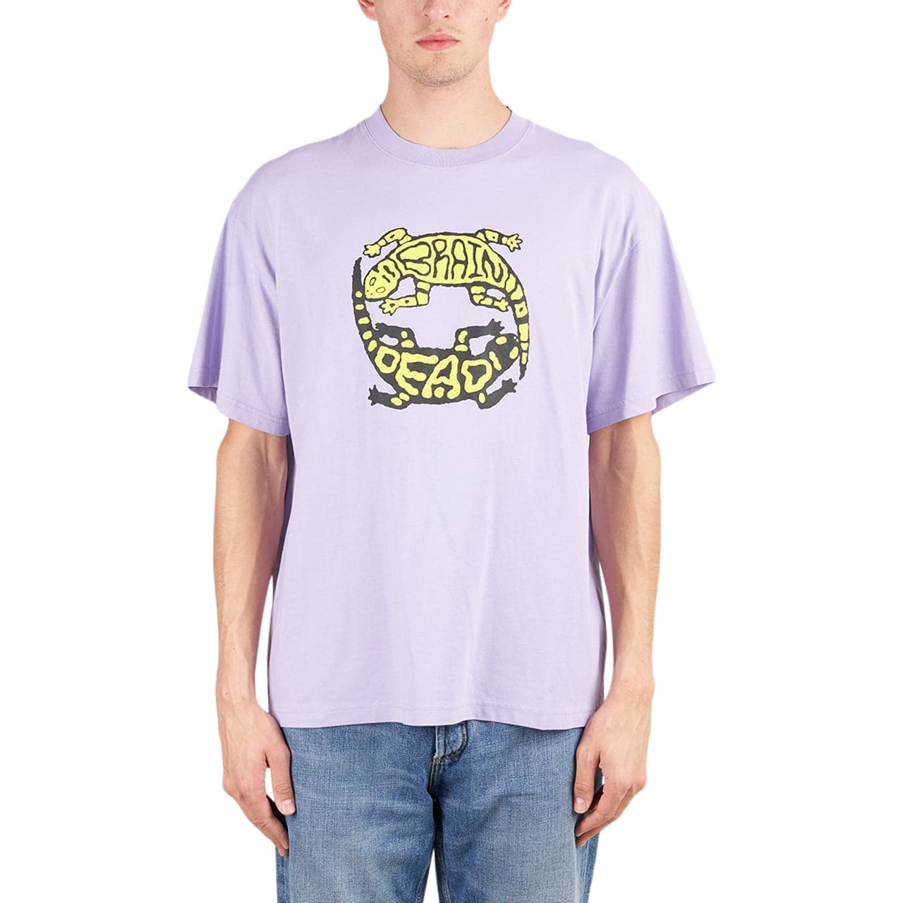 Brain Dead Lizard Lock T-Shirt (Lavendel) - Allike Store