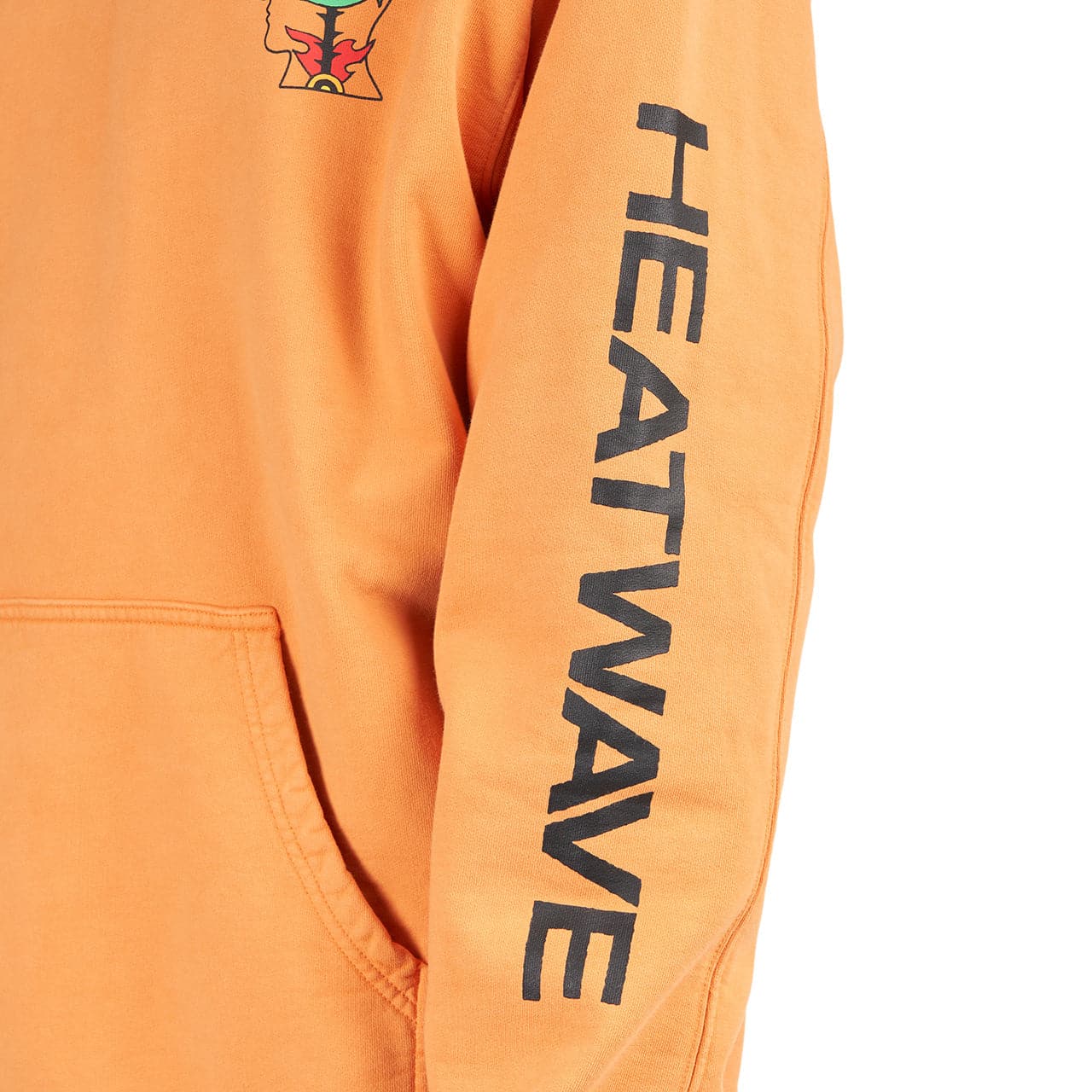 Brain Dead Heatwave Hooded Sweatshirt (Orange) - Allike Store