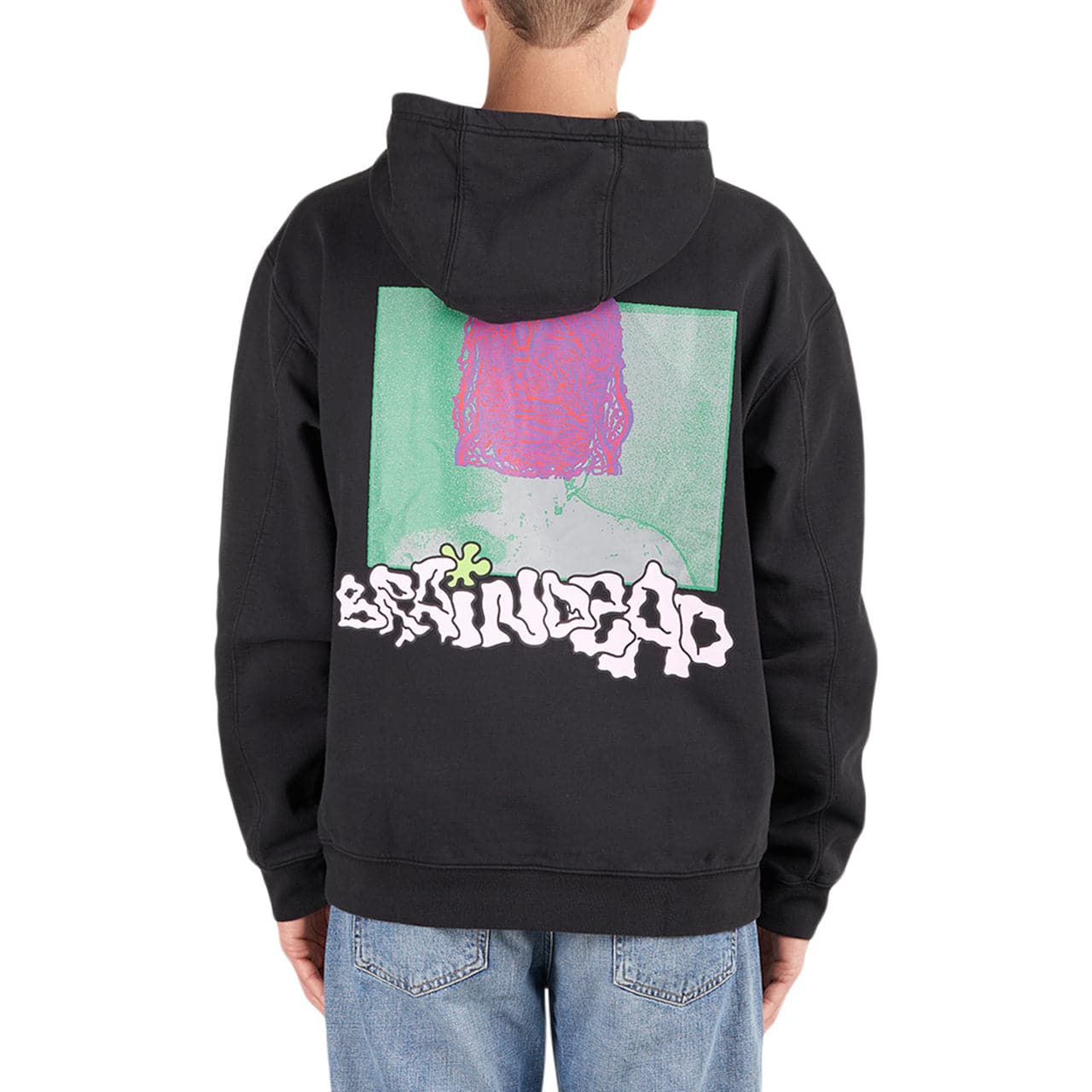 Brain Dead Throwing Hands Hooded Sweat (Schwarz) - Allike Store