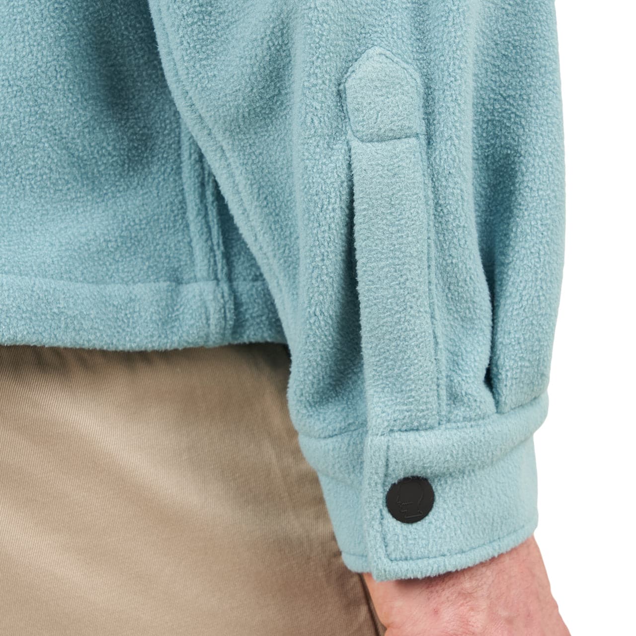 Brain Dead Polar Fleece Climber Shirt (Hellblau) - Allike Store