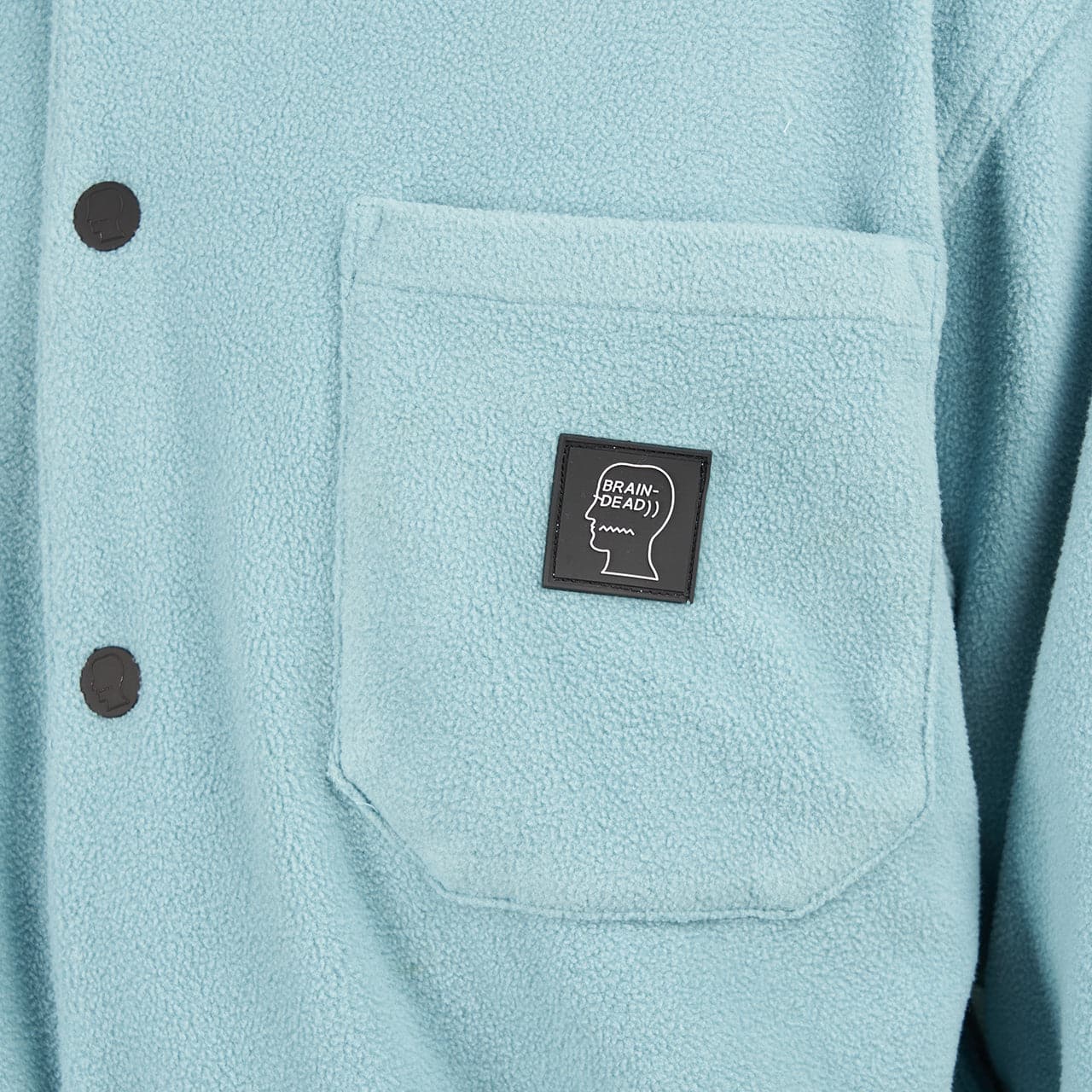 Brain Dead Polar Fleece Climber Shirt (Hellblau) - Allike Store