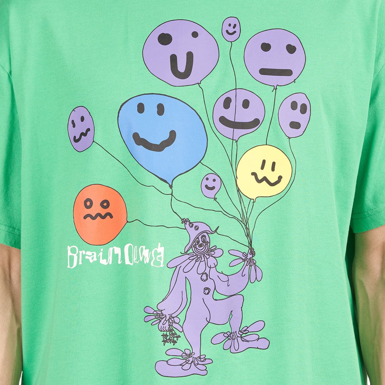 Brain Dead Balloon Man T-Shirt (Grün) - Allike Store
