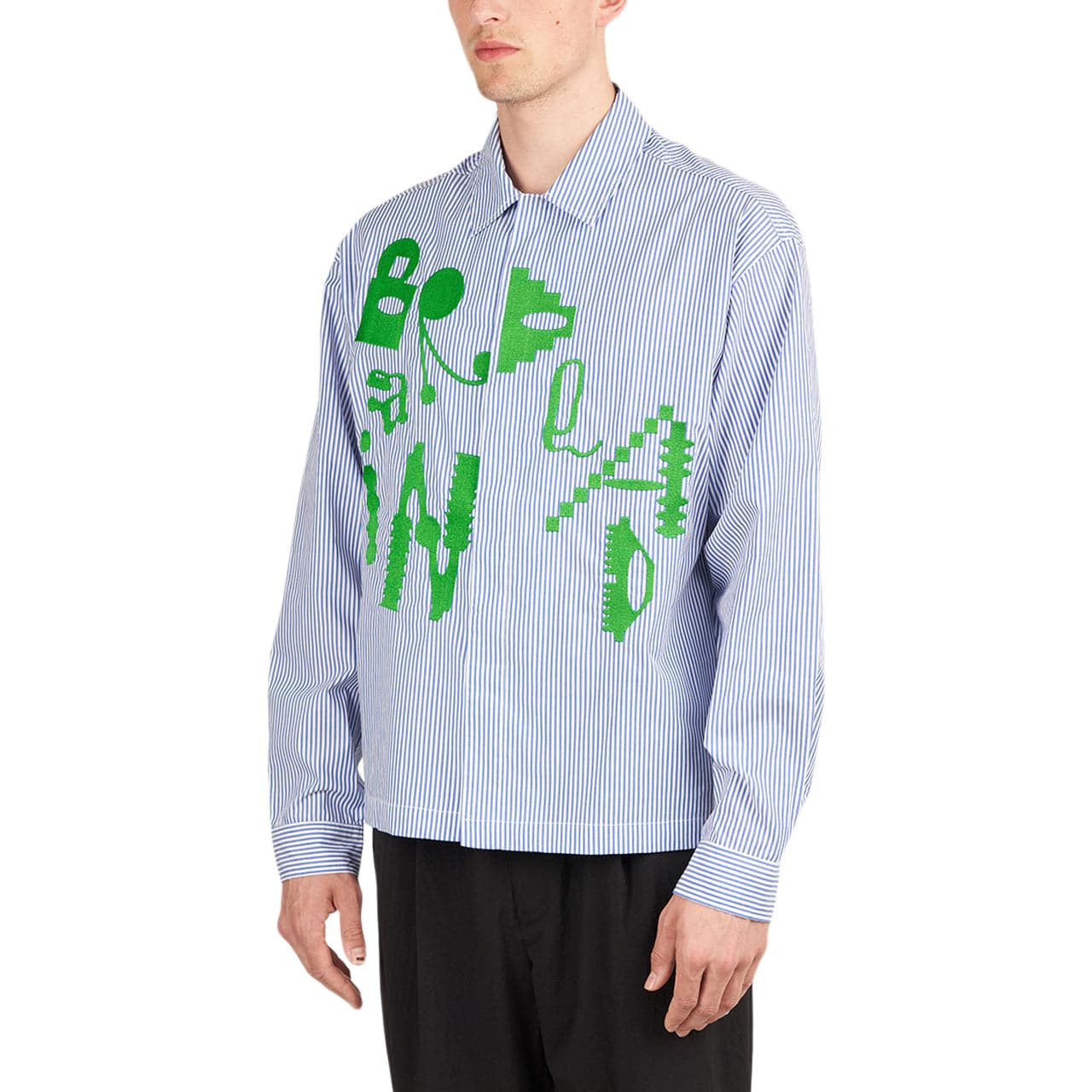 Brain Dead Gastromaniac Button Up Shirt (Blau) - Allike Store