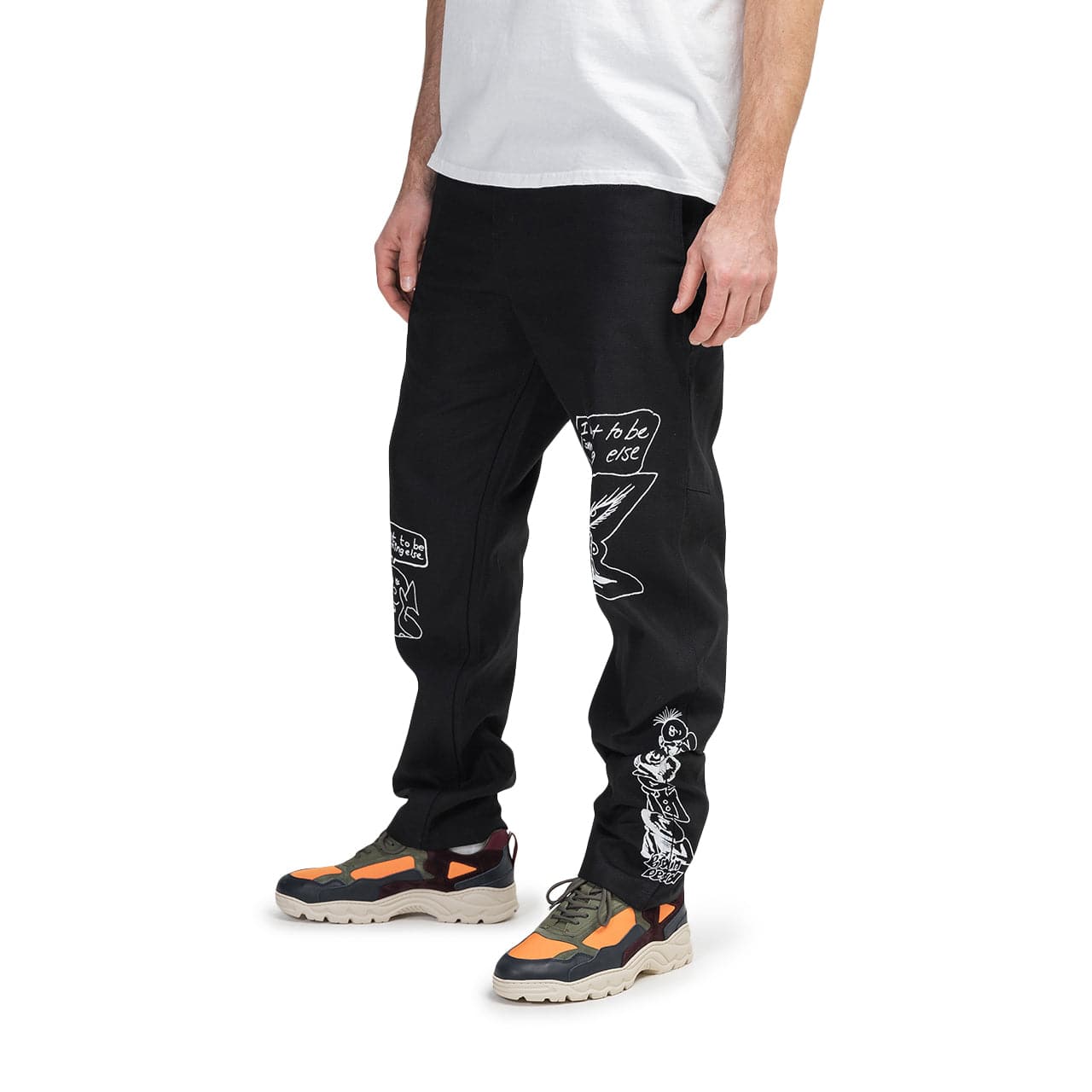 Brain Dead Printed Canvas Carpenter Pant (Schwarz) - Allike Store