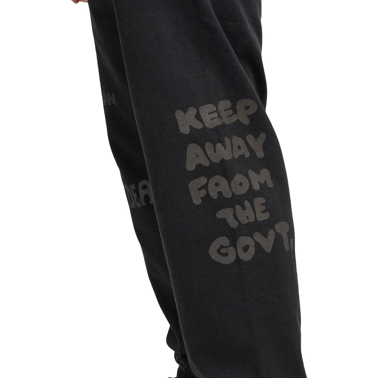 Brain Dead Tonal Type Print Sweatpants (Schwarz) - Allike Store