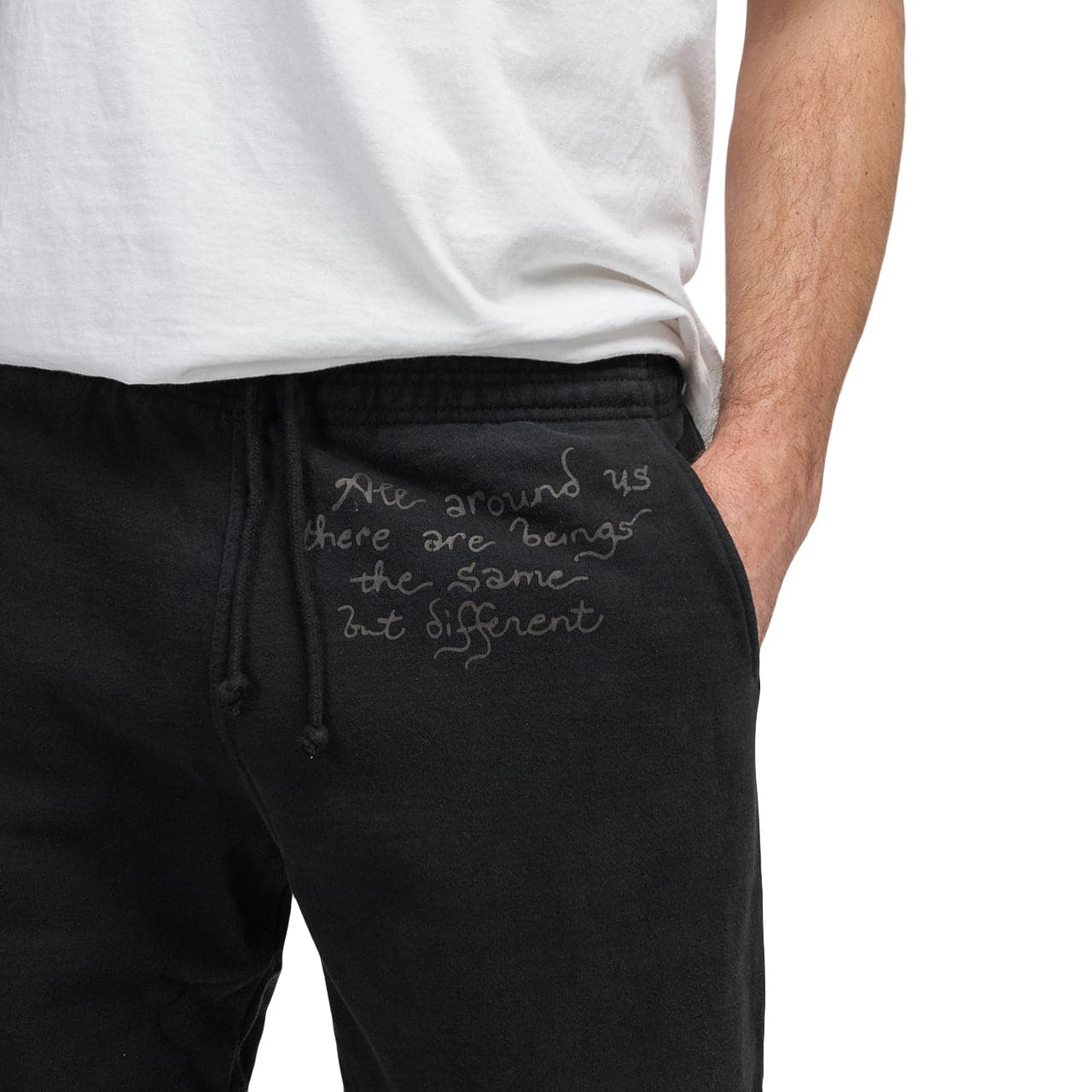 Brain Dead Tonal Type Print Sweatpants (Schwarz) - Allike Store