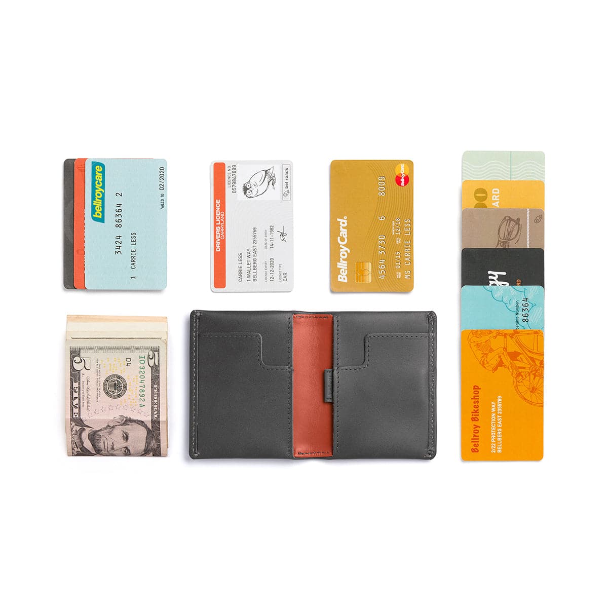 Bellroy Slim Sleeve Wallet (Grau) - Allike Store