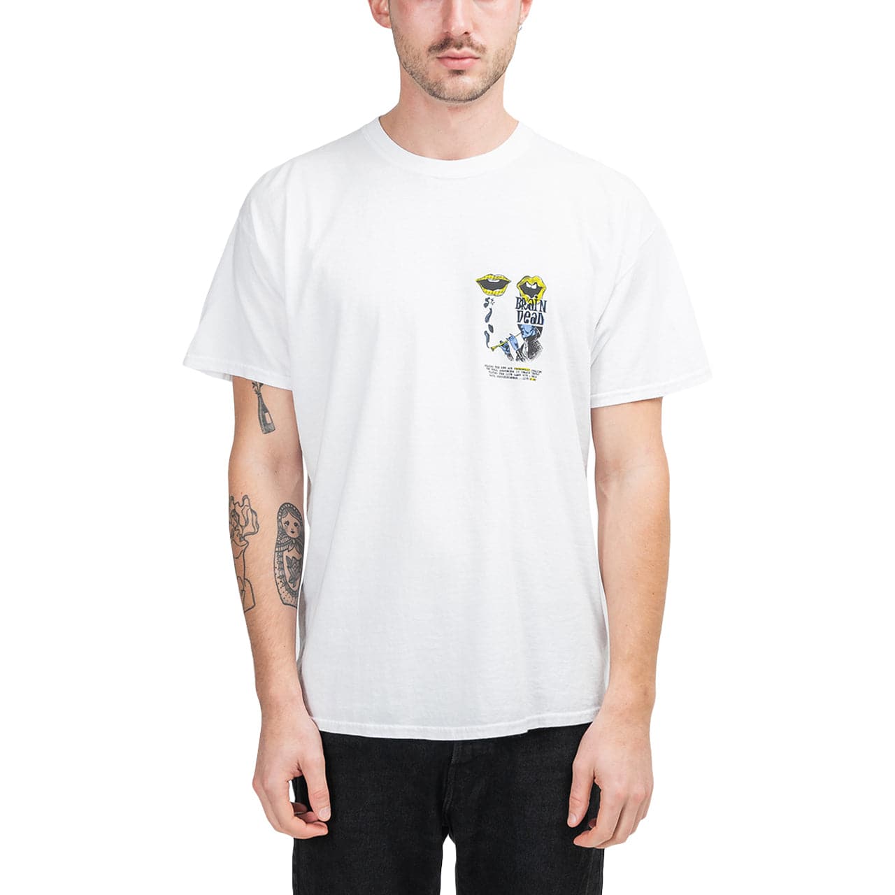 Brain Dead Invasion T-Shirt (White) BDF19-021 – Allike Store