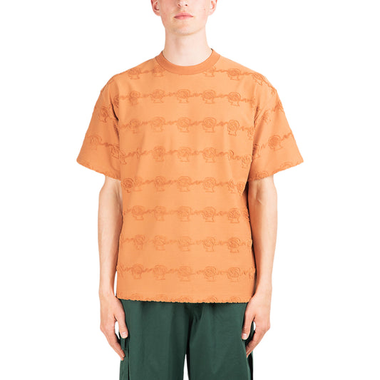 Brain Dead Running Head T-Shirt (Orange)  - Cheap Witzenberg Jordan Outlet