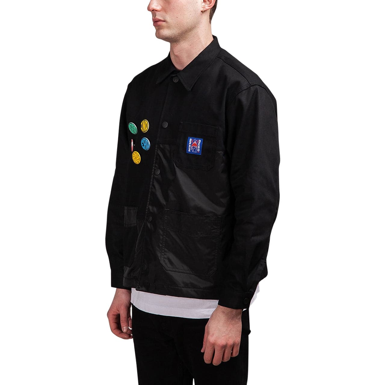 Brain Dead Paneled Chore Coat (Schwarz) - Allike Store