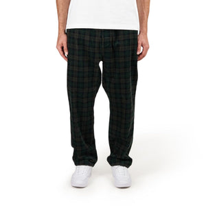 Carhartt WIP Flint Pant Cotton Breck Check Print (Grün) - Allike Store