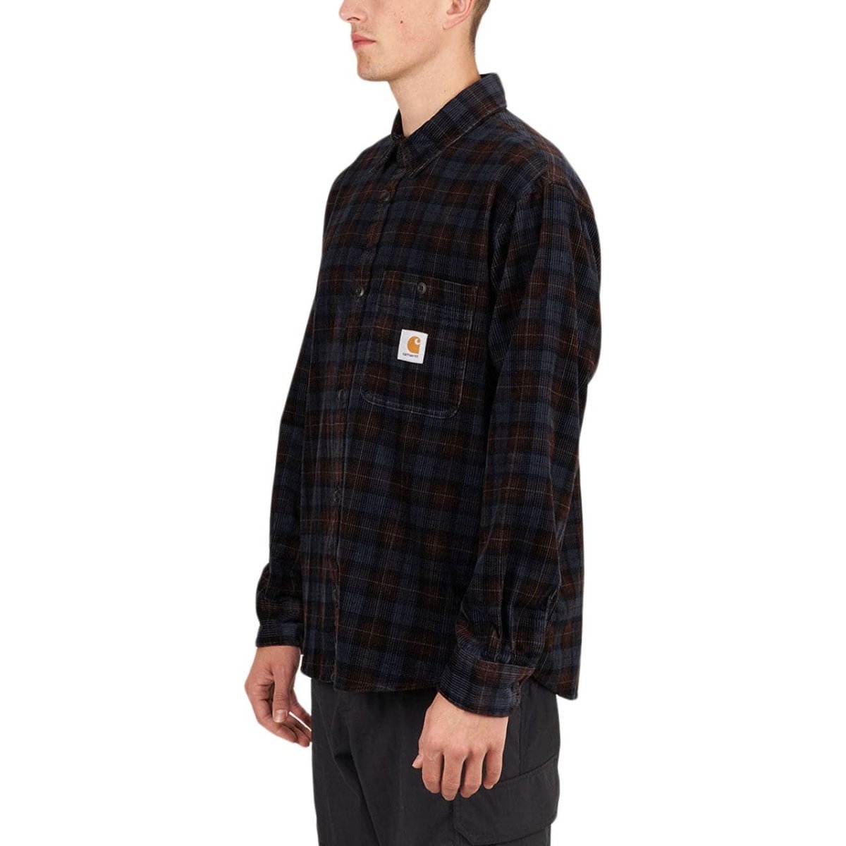 Carhartt WIP Flint Shirt Breck Check Print (Blau / Schwarz) - Allike Store