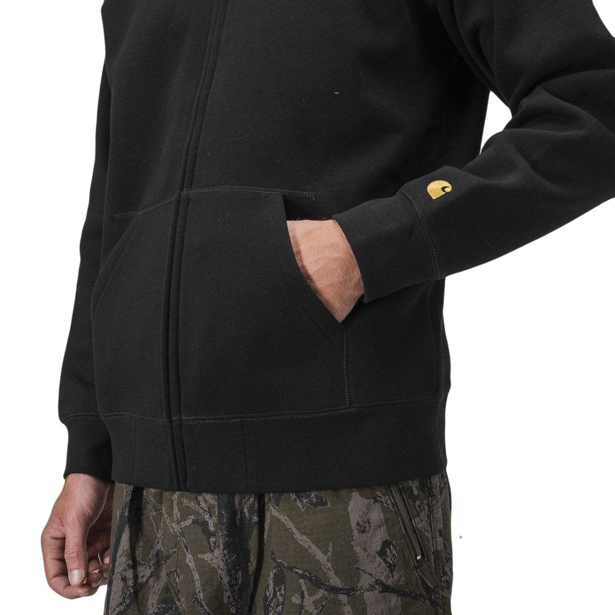 Carhartt WIP Hooded Chase Jacket (Schwarz) - Allike Store