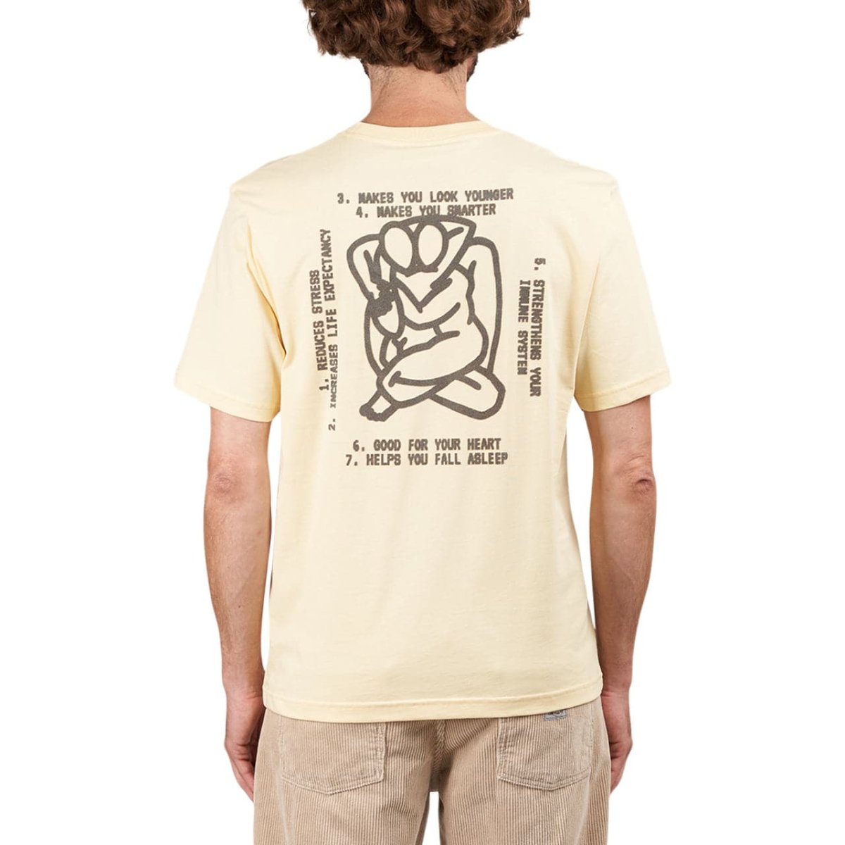 Carne Bollente 7 Benefits T-Shirt (Gelb) - Allike Store