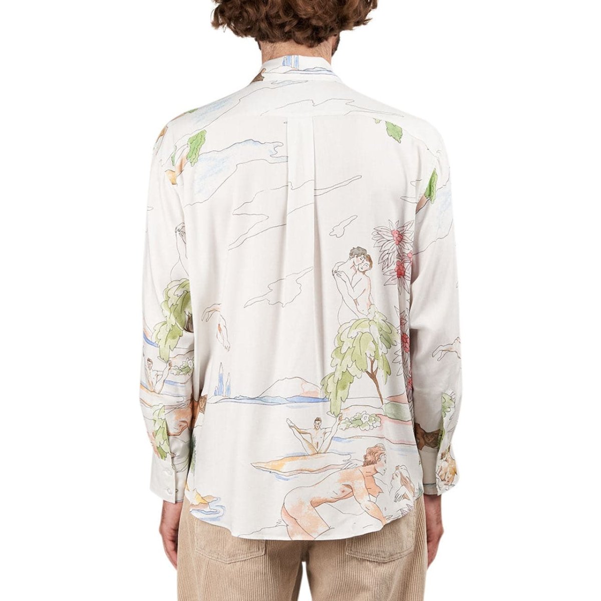 Carne Bollente A Curious Night Allover Shirt (Weiß) - Allike Store
