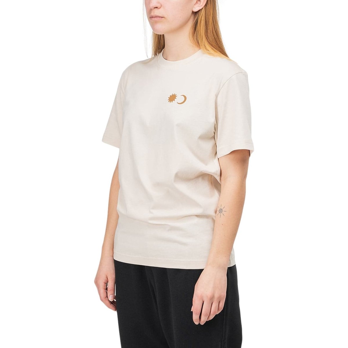 Carne Bollente Couple Calendar T-Shirt (Beige) - Allike Store