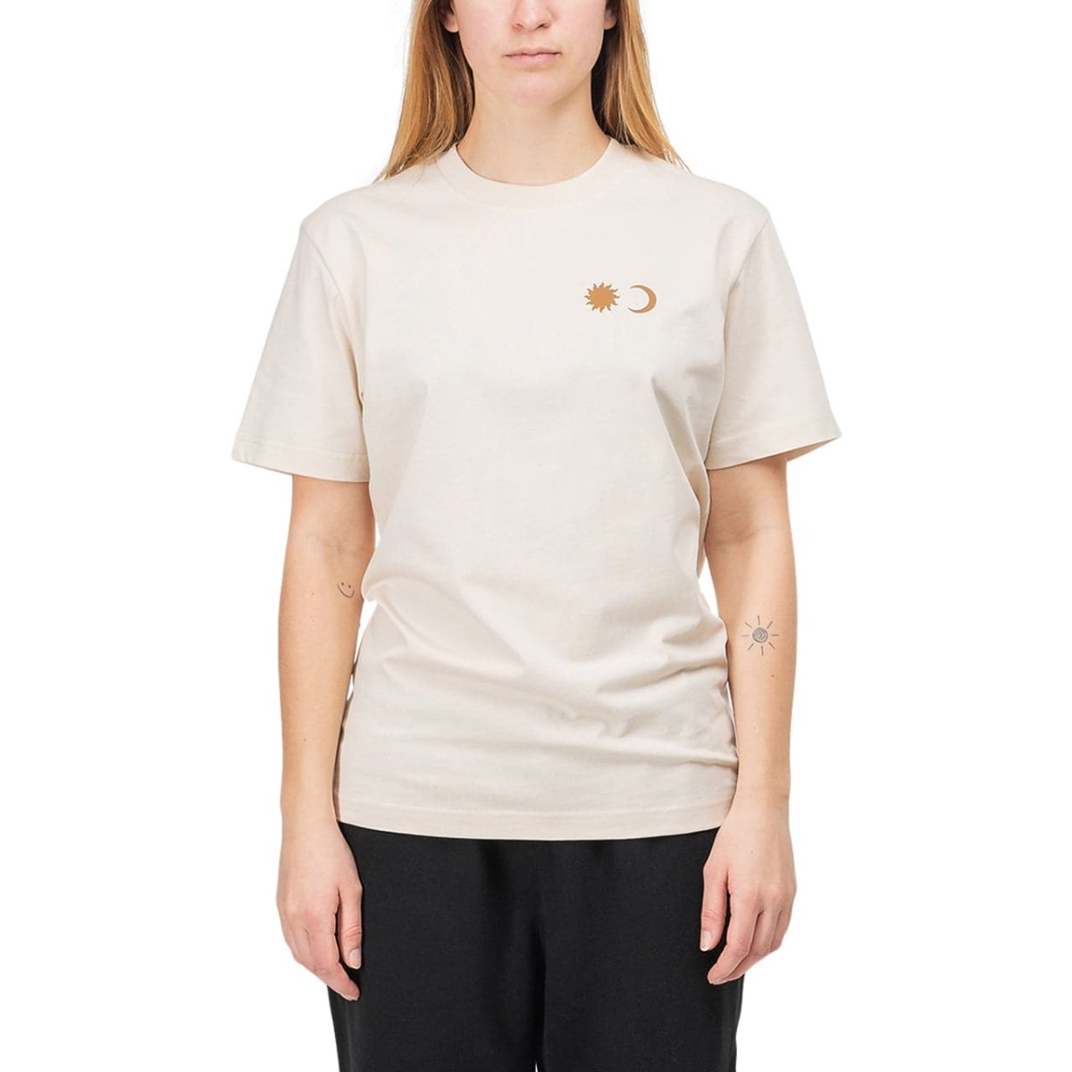Carne Bollente Couple Calendar T-Shirt (Beige) - Allike Store