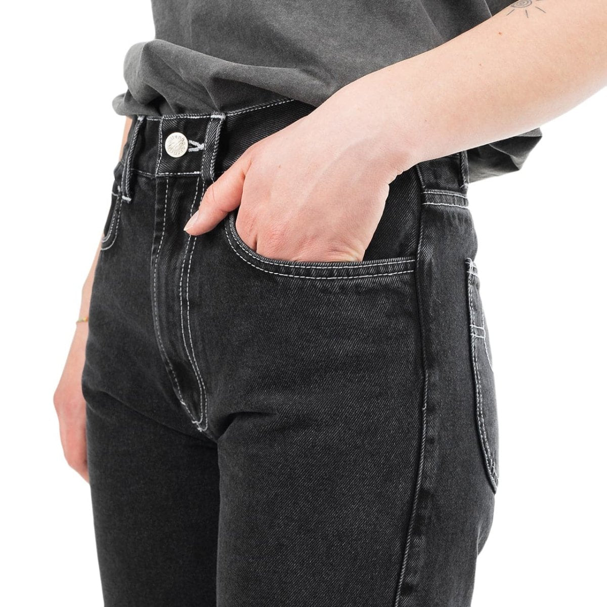Carne Bollente Dick In The Back Denim Pant (Schwarz) - Allike Store