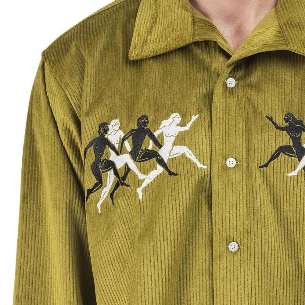 Carne Bollente Double Penelope Shirt (Olive) - Allike Store