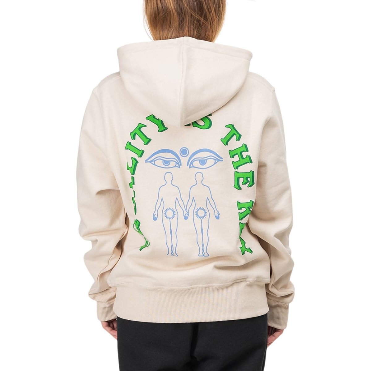Carne Bollente Equality Is The Key Hoodie (Beige) - Allike Store