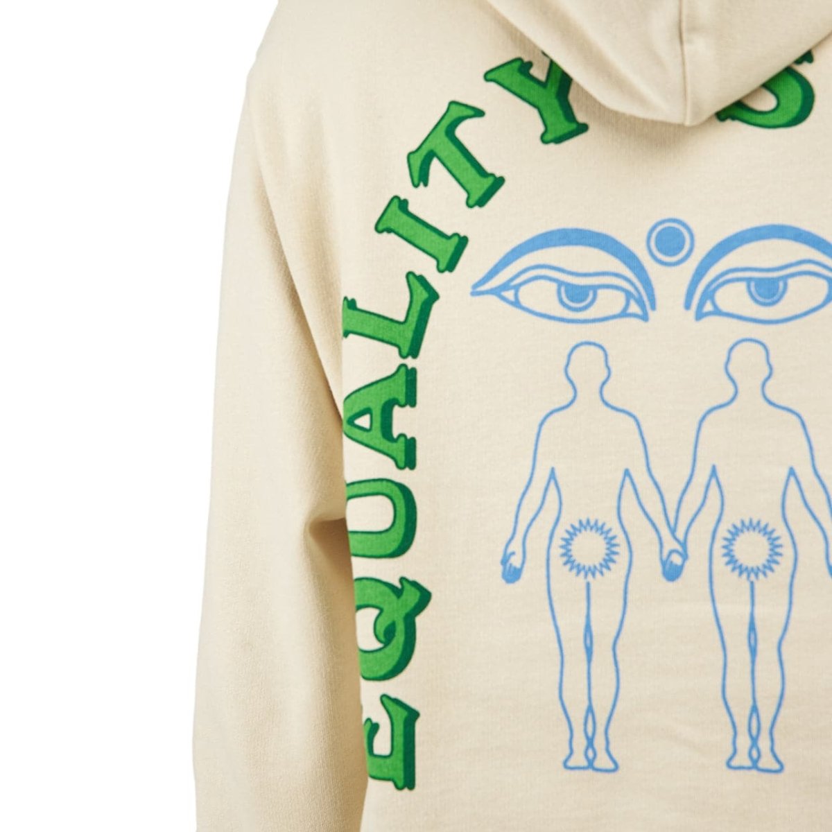Carne Bollente Equality Is The Key Hoodie (Beige) - Allike Store