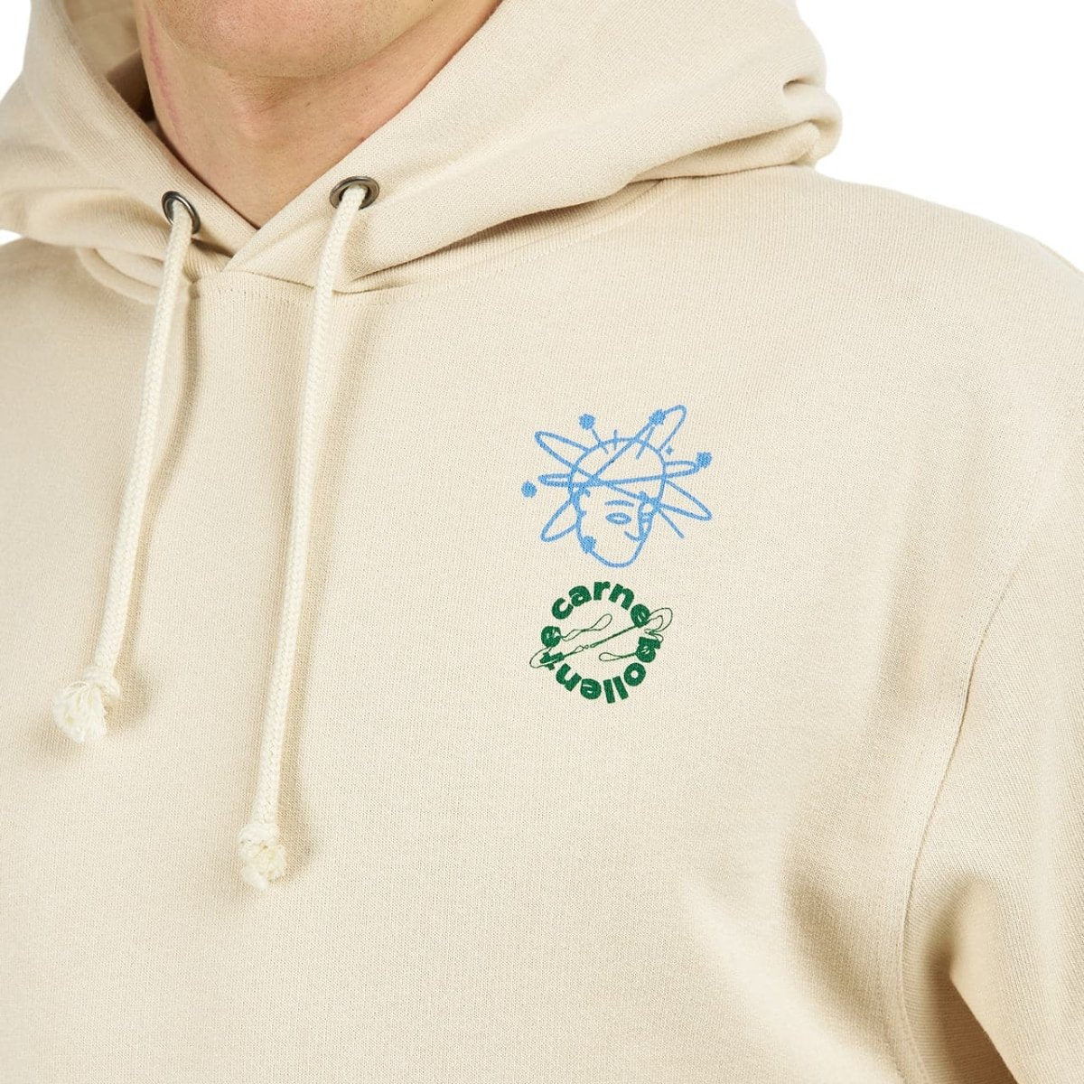Carne Bollente Equality Is The Key Hoodie (Beige) - Allike Store